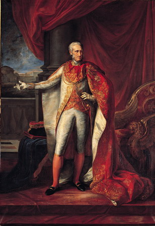 Ferdinand IV and I King of Two Sicilies ca. 1818-1819  San Gennaro